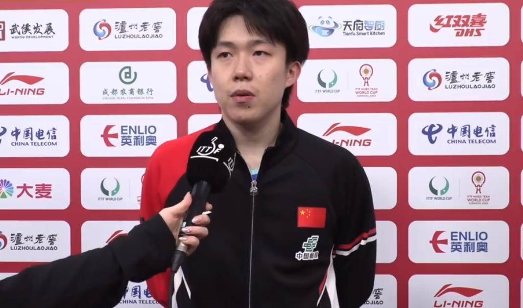 混团世界杯,王楚钦爆冷1-2溃败,冲上热搜第一,下一场会更难打